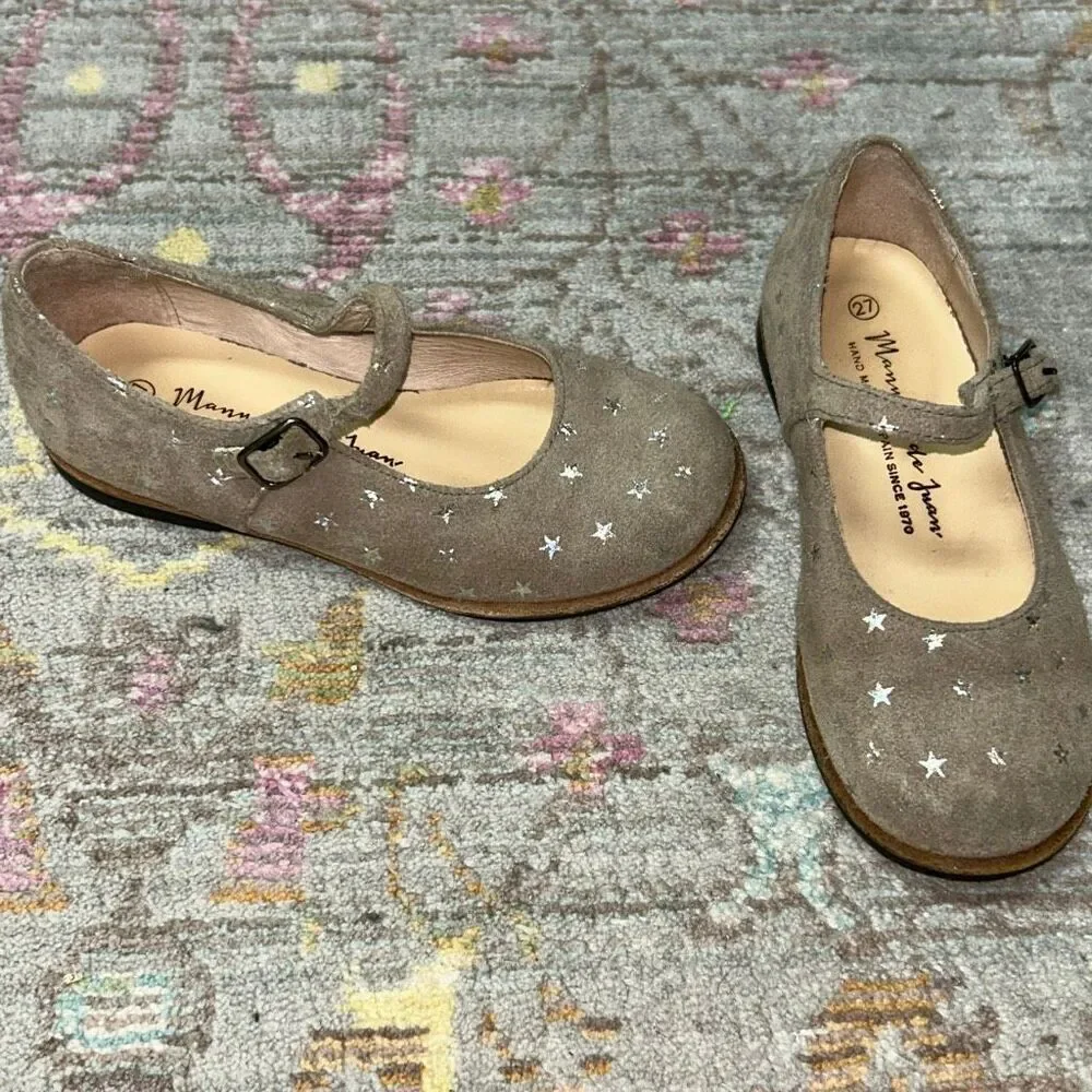 Manuela de Juan suede star Mary Jane sz 27